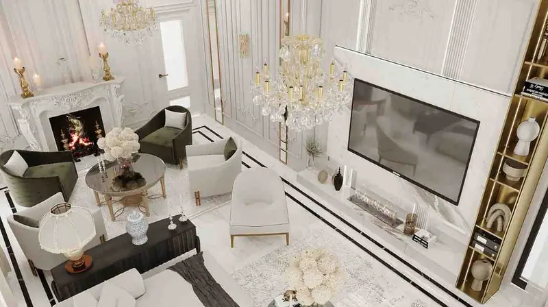 Arnavutköy Modern Klasik Villa — villa iç mimarisi, Arnavutköy (12/21)