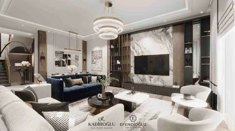 Aura Marin Villa — villa iç mimarisi, Büyükçekmece (16/56)