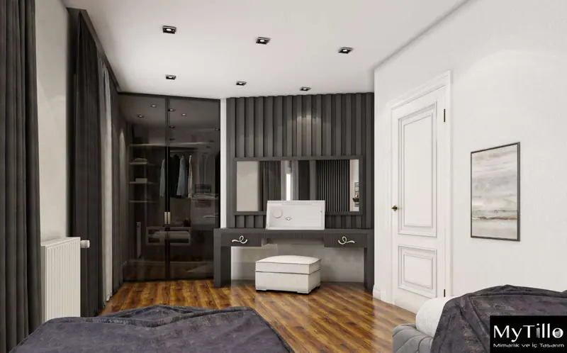 Bakırköy Konut — Yatak odası ve giyinme dolabı, Bakırköy (3/7)