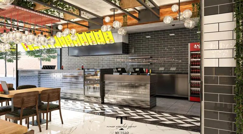 Ercan Burger Restoran — restoran tasarımı, Başakşehir