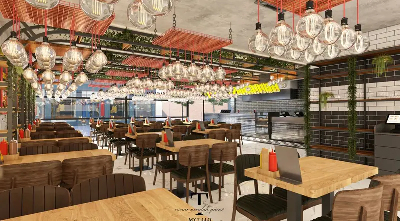 Ercan Burger Restoran — Yemek salonu, Başakşehir (2/8)