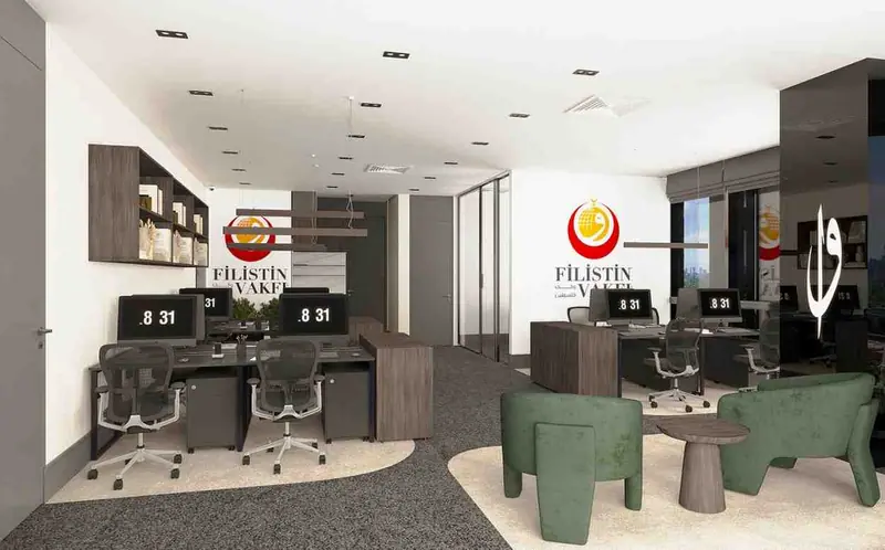 Filistin Vakfı Ofis — ofis tasarımı, Başakşehir