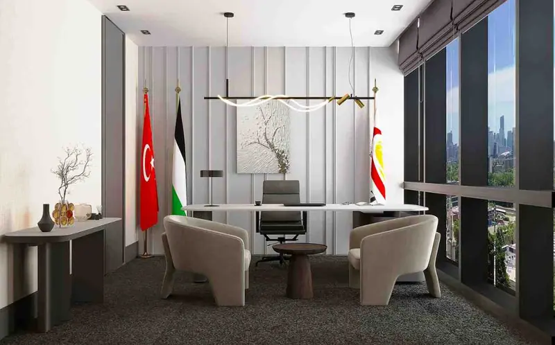 Filistin Vakfı Ofis — Yönetici odası, Başakşehir (3/6)