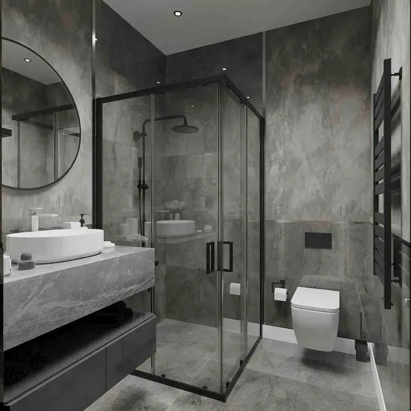 Bolluca Villa — Gri taş banyo, Arnavutköy (5/50)
