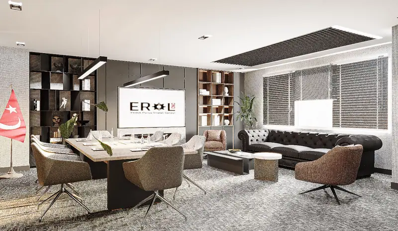 Erol Torna Ofis — Toplantı ve oturma alanı, İstanbul (1/10)