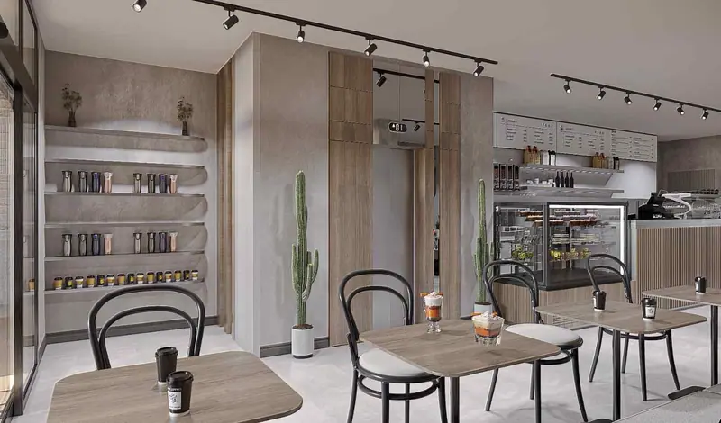 Parmada Cafe — Teşhir rafları, Eyüpsultan (9/11)