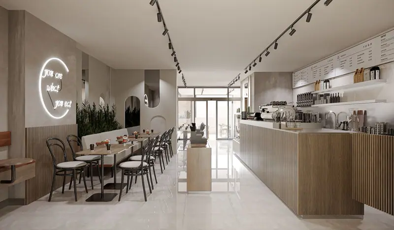 Parmada Cafe — Servis bankosu ve salon, Eyüpsultan (4/11)