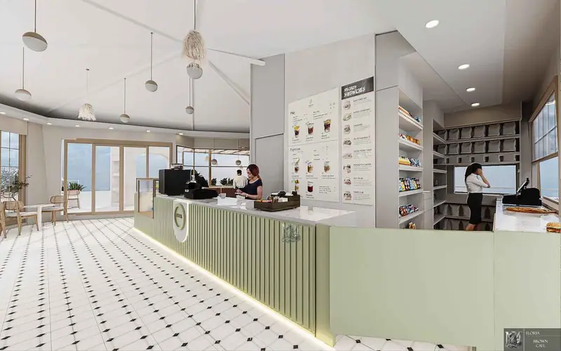 Bahçezade Cafe — Servis bankosu, Florya (8/18)