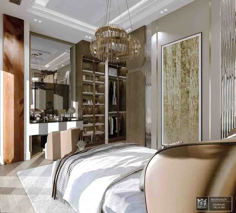 Göktürk Villa — Yatak odası ve giyinme alanı, Eyüpsultan (12/30)