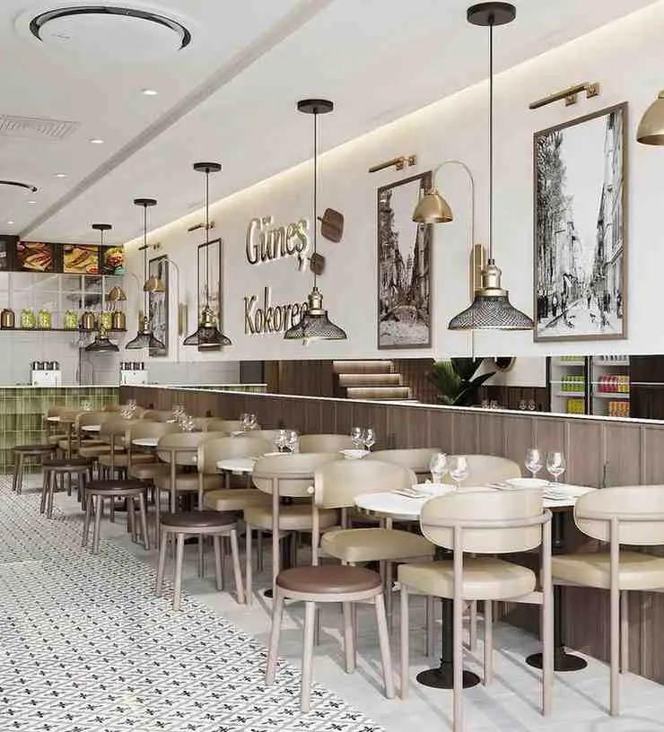 Güneş Kokoreç — restoran tasarımı, Üsküdar