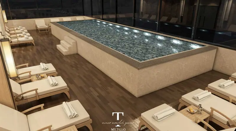 Gym & Cafe — Havuz ve şezlonglar, İstanbul (10/15)