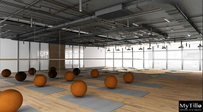Gym & Cafe — cafe tasarımı, İstanbul (3/15)