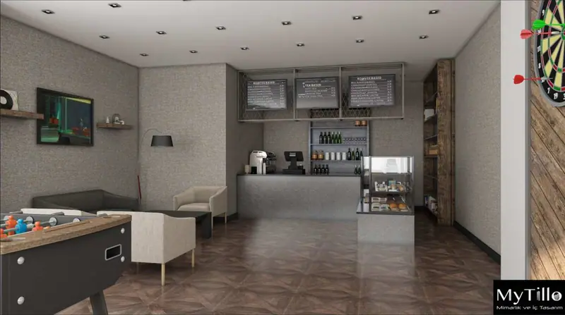Gym & Cafe — Cafe bankosu ve oyun köşesi, İstanbul (4/15)
