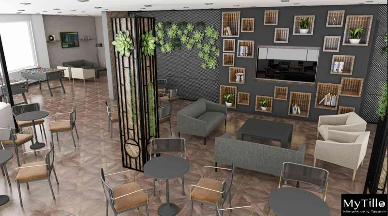 Gym & Cafe — cafe tasarımı, İstanbul (8/15)
