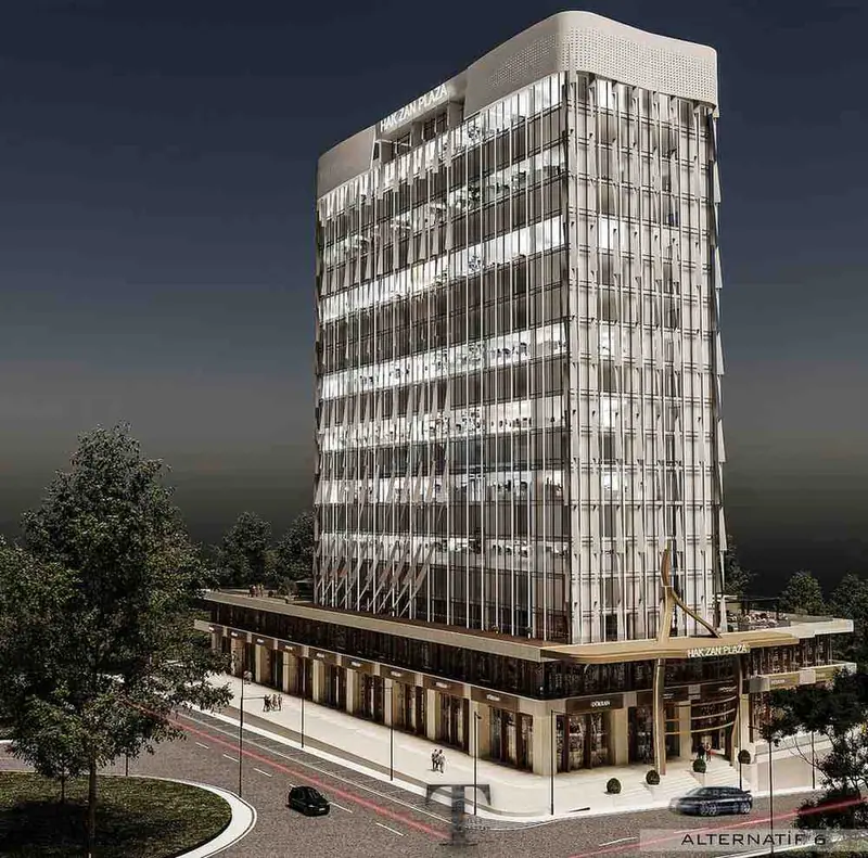 Hakzan Plaza Cephe — Alternatif 6, köşe görünümü, Bahçeşehir (6/11)