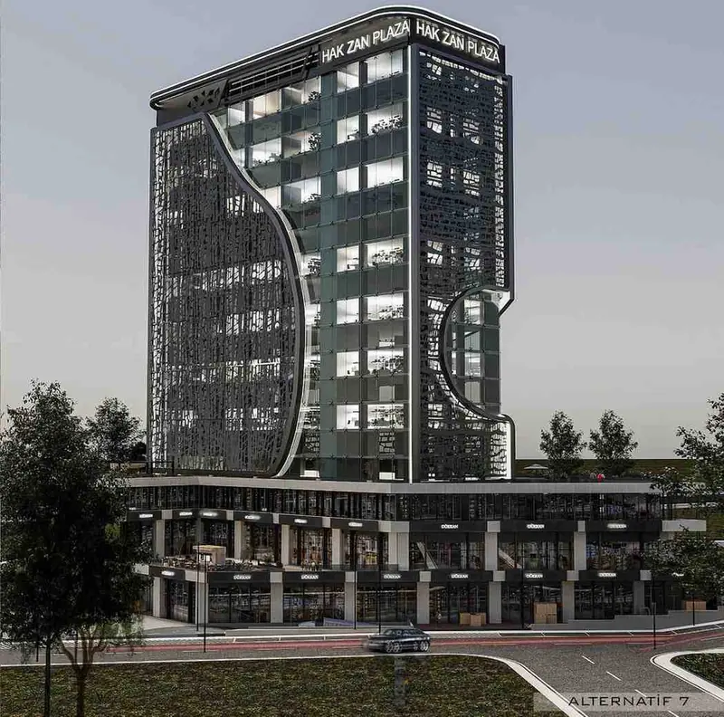 Hakzan Plaza Cephe — Alternatif 7, ön cephe, Bahçeşehir (8/11)