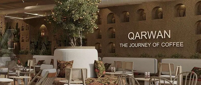 Qarvan Cafe — Kemerli nişli marka duvarı, Maltepe (14/28)