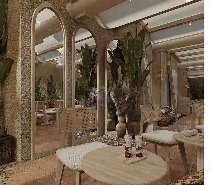 Qarvan Cafe — Kemer aynalı oturma alanı, Maltepe (16/28)