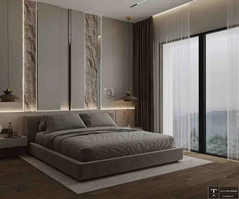 Mesa Nurol Yeşilyaka — villa iç mimarisi, Büyükçekmece (10/42)