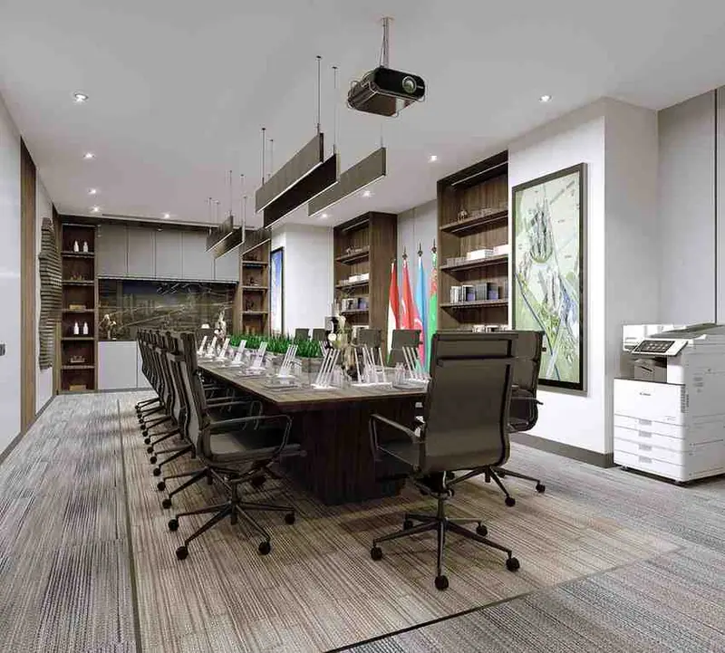 Nidakule Metroway — Toplantı salonu ve raf duvarı, Başakşehir (3/3)