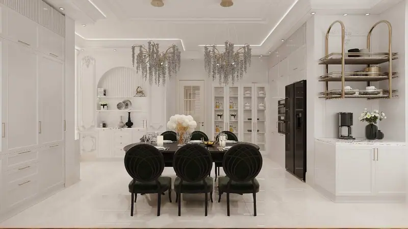 Ömerli Villa — Yemek alanı ve vitrinler, Çekmeköy (17/34)