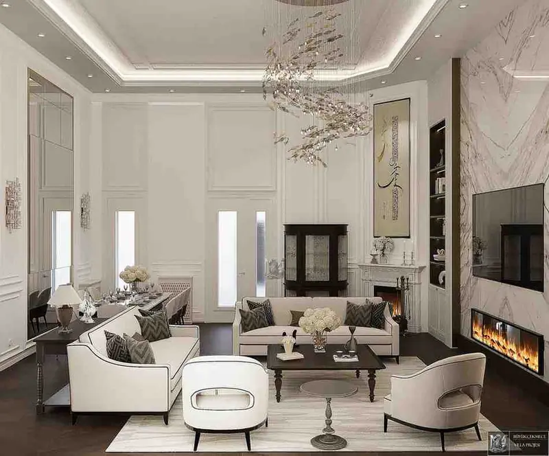 Park Village — villa iç mimarisi, Büyükçekmece (9/28)