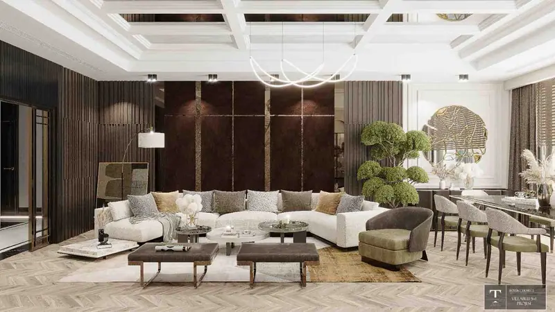Villa Blu — Salon ve yemek alanı, Büyükçekmece (1/19)